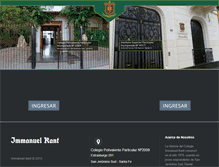 Tablet Screenshot of immanuelkant.com.ar